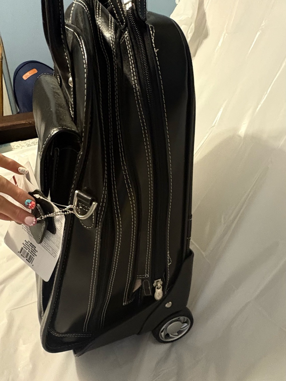 McKlein USA rolling laptop briefcase detachable with wheels - Picture 7 of 16